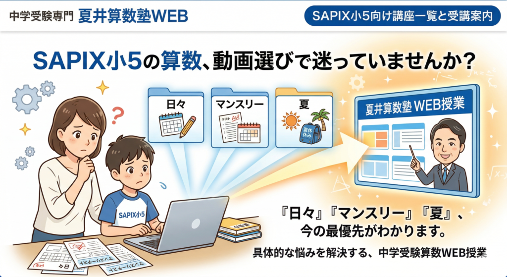 中学受験算数WEB授業